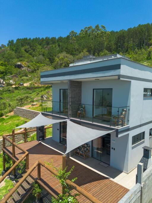 Casa Mirante Do Sol-Vista Exuberante Com Spa Governador Celso Ramos Exterior foto